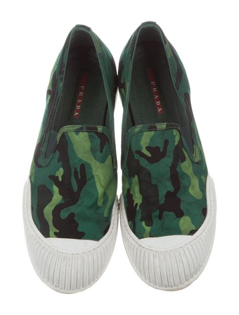 prada camo sneakers womens